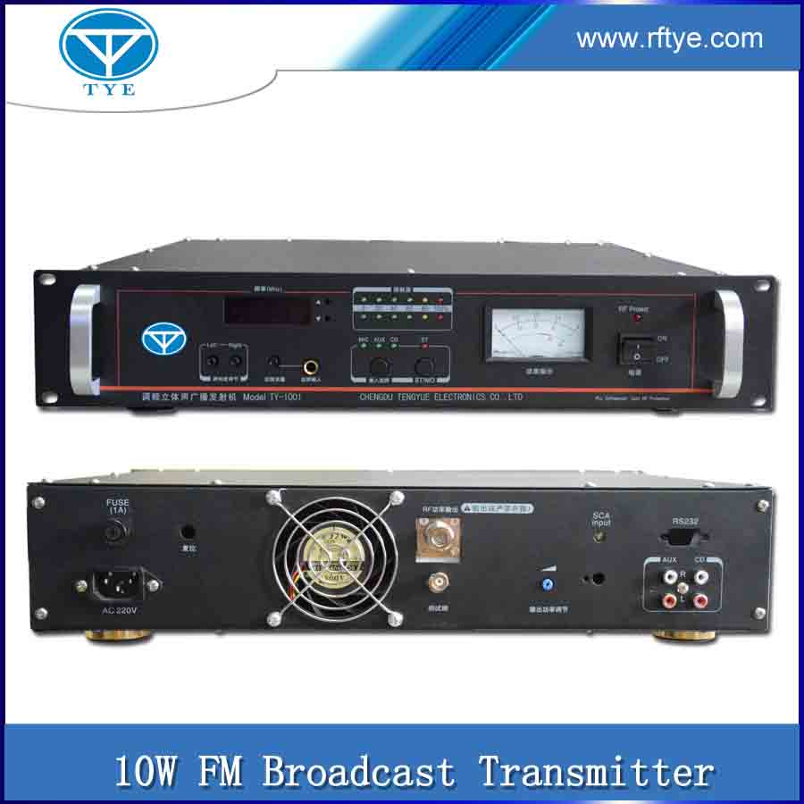 TY-1001 fm transmitter 10w